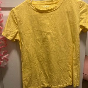 Shein size small cotton yellow t shirt